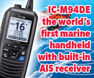 IC-M94DE VHF Marine Transceiver with DSC & AIS Receiver
