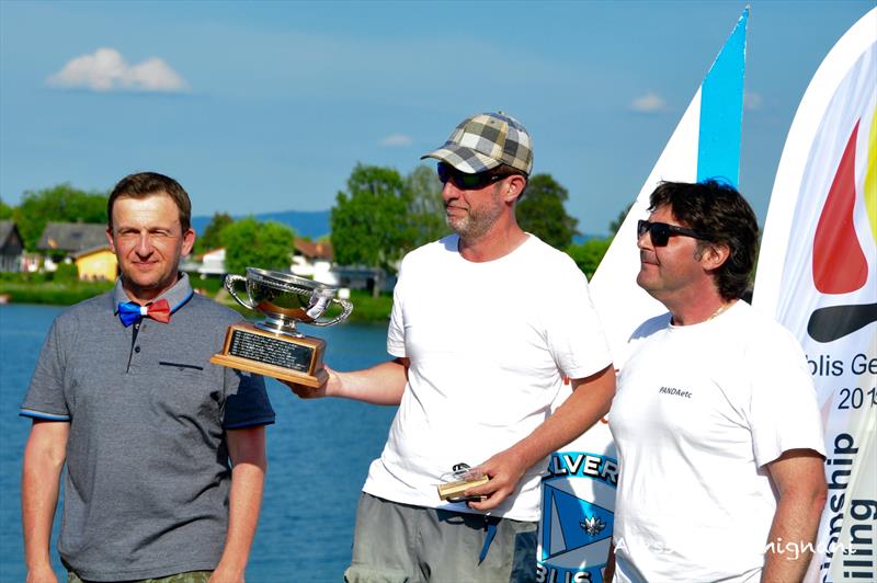 The 10 Rater podium at the IRSA World Championship Radio Sailing 2018 photo copyright Alessia Carmignani taken at Segelverein Biblis e. V. and featuring the 10 Rater class