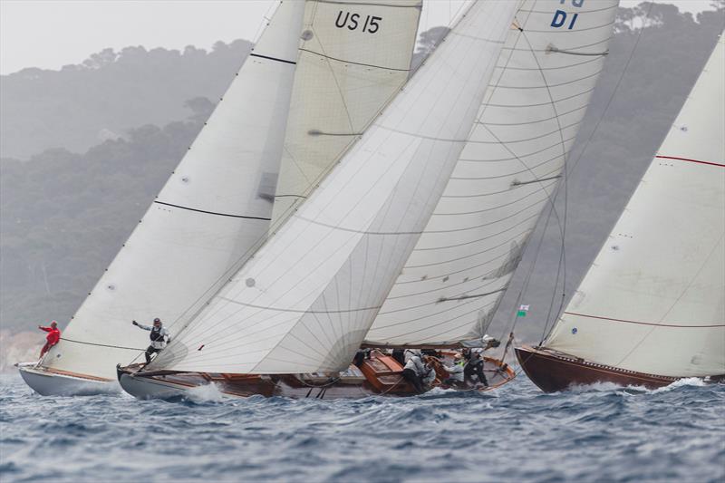 12mR World Championship Porquerolles Day 3 photo copyright Gilles Martin-Raget / YCP taken at Yacht Club de Porquerolles and featuring the 12m class