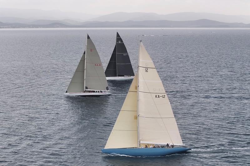 12mR World Championship at Yacht Club de Porquerolles Day 4 photo copyright Gilles Martin-Raget / YCP taken at Yacht Club de Porquerolles and featuring the 12m class