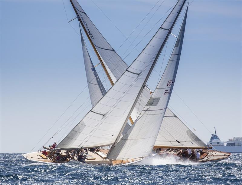 Puig Vela Clàssica Barcelona Regatta photo copyright Nico Martinez / MartinezStudio taken at Real Club Nautico de Barcelona and featuring the 12m class