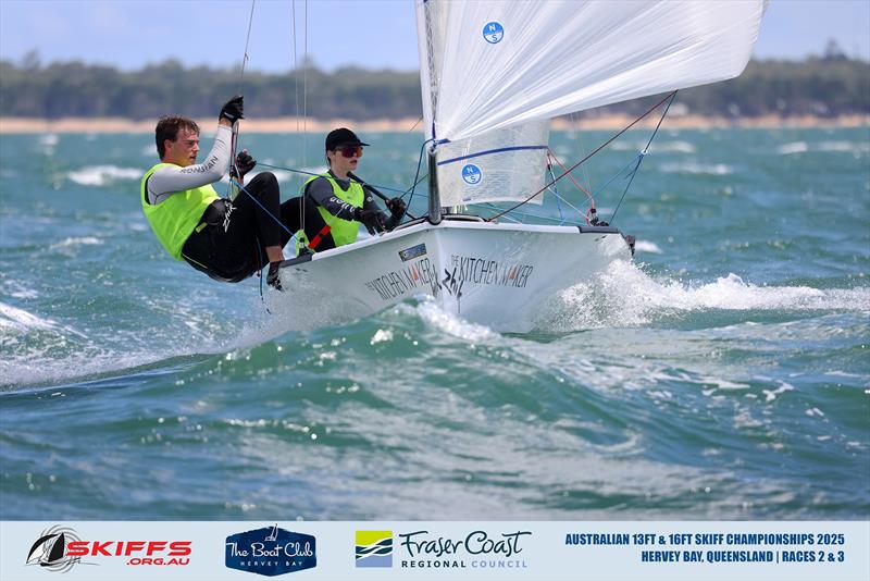 Kitchenmaker - Tayla Lees and Oliver Barrett - 2025 13ft Skiffs Midway Australian Championships - photo © Promocean Media