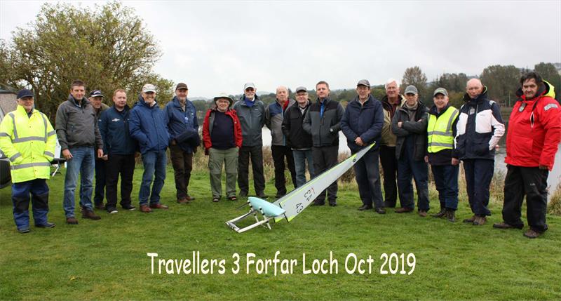 Scottish District IOM Travellers Round 3 at Tayside Radio Sailing Club photo copyright Brian Summers taken at Tayside Radio Sailing Club and featuring the One Metre class