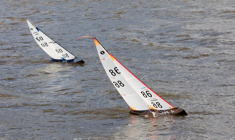 Scottish IOM Wooden Hull Championship 2020 at Forfar Loch photo copyright Brian Summers taken at Tayside Radio Sailing Club and featuring the One Metre class