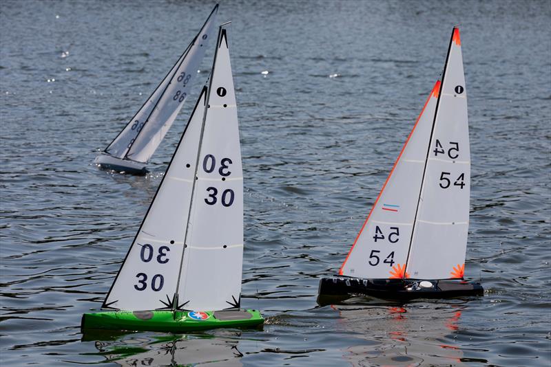 MYA Scottish District IOM Travellers event 1 at Forfar Loch photo copyright Steve Menhinick taken at Tayside Radio Sailing Club and featuring the One Metre class