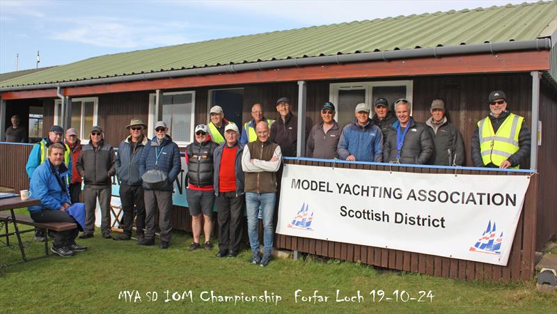 2024 MYA Scottish District IOM Championship 1 at Forfar Loch - photo © Bill Odger