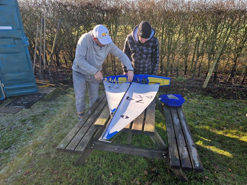 Lincoln IOM Winter Series Round 11 photo copyright Mick Chamberlain taken at Lincoln Model Yacht Club and featuring the One Metre class