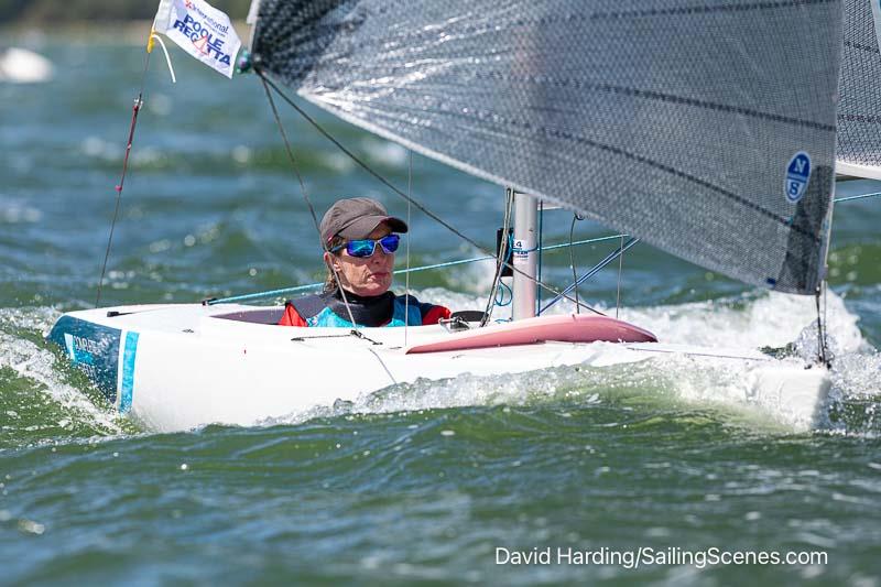 2024 International Paint Poole Regatta Day 3 photo copyright David Harding / www.sailingscenes.com taken at Parkstone Yacht Club and featuring the 2.4m class