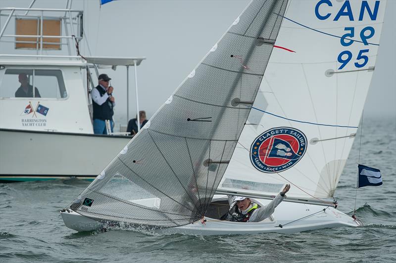 2.4mR 3rd place Delani Hulme-Lawrence 22nd Clagett Regatta photo copyright Clagett Sailing - Andes Visual taken at  and featuring the 2.4m class