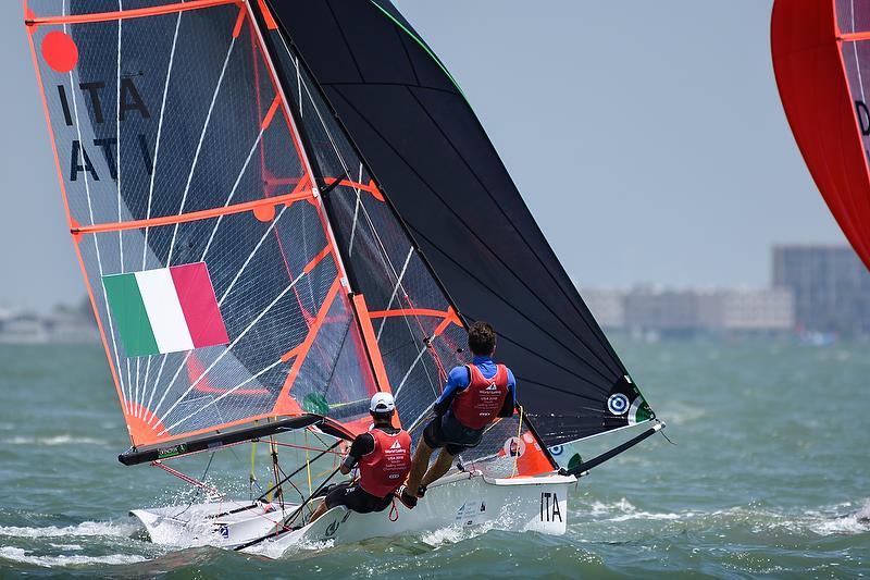 Mens 29er - Day 2 - World Youth Sailing Championships, Corpus Christi, Texas photo copyright James Tomlinson / World Sailing taken at  and featuring the 29er class