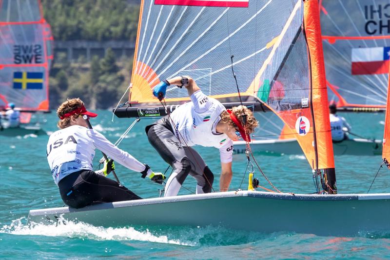 2024 Youth Sailing World Championships Day 1 photo copyright World Sailing taken at  and featuring the 29er class