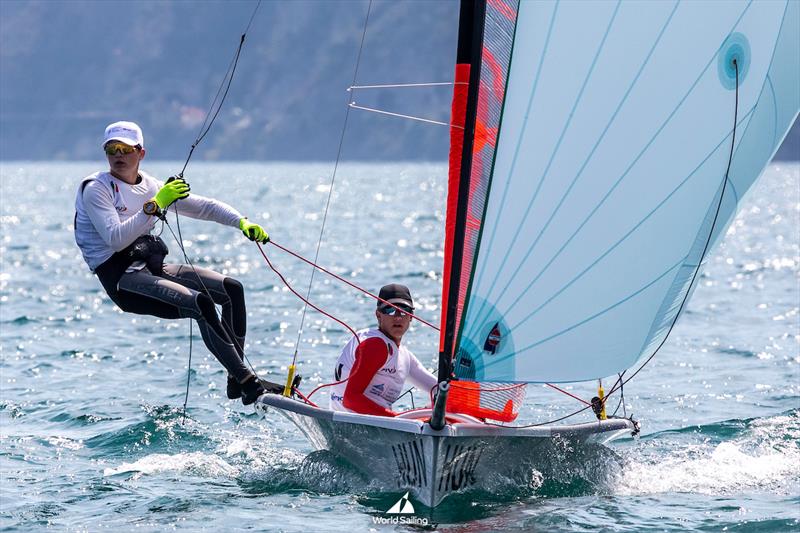 Soma Kis-Szölgyémi & András Sámuel Juhász – The Hungarian 29er 2024 Eurocup Champions photo copyright World Sailing taken at  and featuring the 29er class