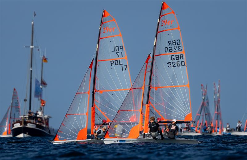 2025 29er Eurocup 8 in Kiel - Day 1 - photo © Kieler Woche / International 29er Class