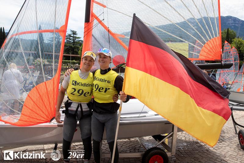 Lucas and Moritz Hamm photo copyright Sander van der Borch taken at Fraglia Vela Riva and featuring the 29er class