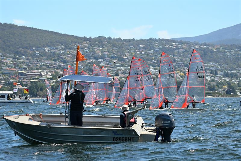 29er Australian Championship 2026 photo copyright Amy Potter taken at Sandy Bay Sailing Club and featuring the 29er class