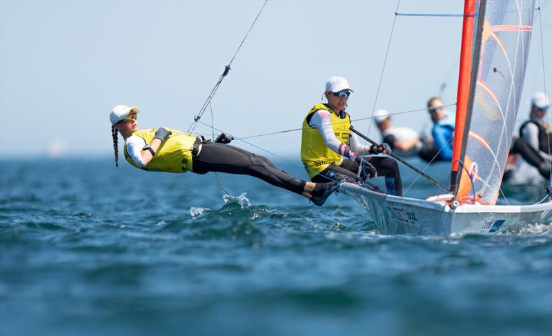 They pulled it off when it mattered most: Blanka Sójkowska and Julia Nagórska of Poland clinched the 29er Eurocup and head into the upcoming World Championship as title contenders - photo © Sascha Klahn / Kieler Woche