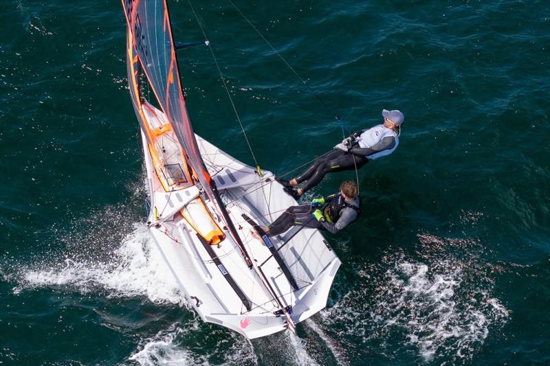 Ben Greenhalgh and Tom Sinfield - 29er World Championship photo copyright Sander van der Borch taken at Kieler Yacht Club and featuring the 29er class