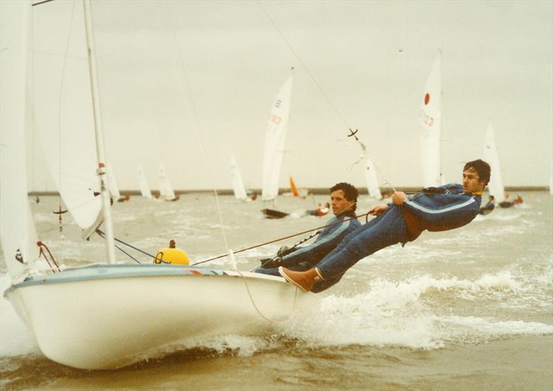 Dave Hall and Bunny Warren winning the Burnham Icicle in 1984 - photo © Hugh Bourne