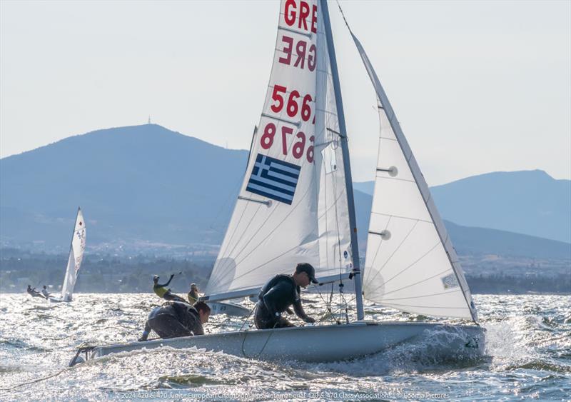 420 & 470 Junior European Championships in Thessaloniki - photo © International 420 Class Association / Looma Pictures