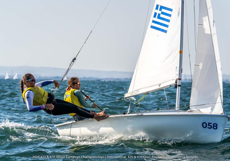 420 & 470 Junior European Championships in Thessaloniki - photo © International 420 Class Association / Looma Pictures