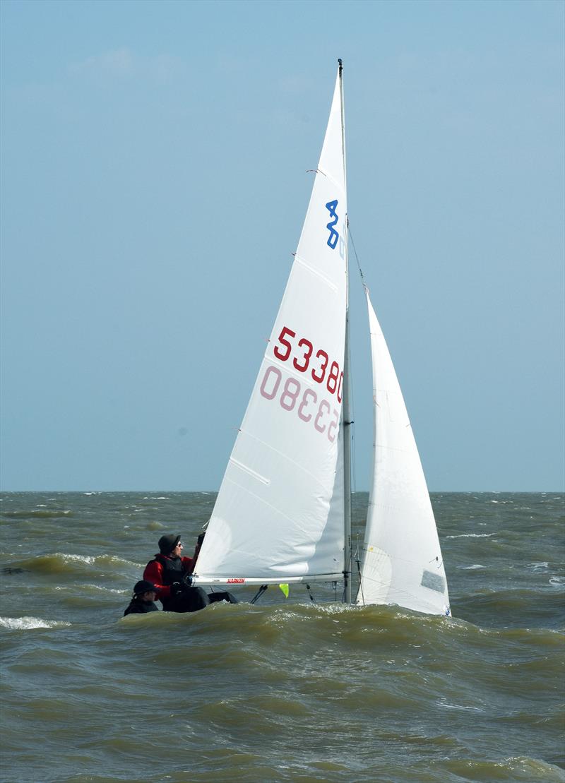 Isle of Sheppey race 2024 photo copyright Nick Champion / www.championmarinephotography.co.uk taken at Isle of Sheppey Sailing Club and featuring the 420 class