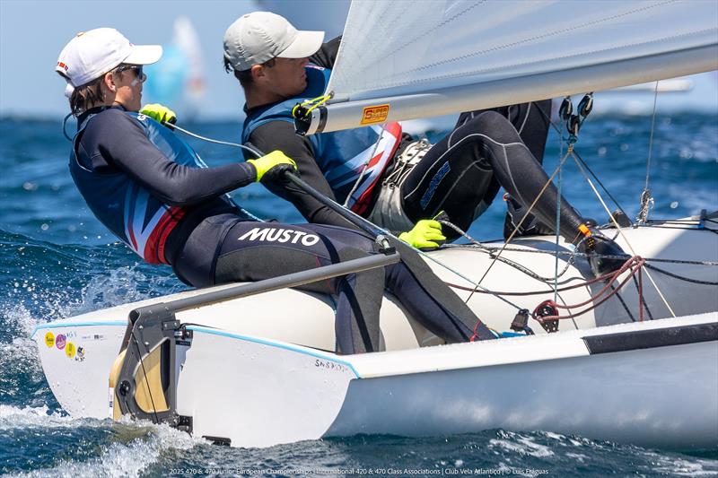Harry George and Ralph Cawthorne at the 420 Europeans - photo © Gonçalo Melo