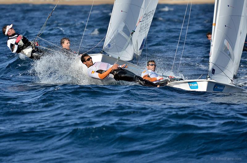 38th GAES Christmas Race in Palamos final day photo copyright Alfred Farre / www.alfredfarre.com taken at Club de Vela Palamos and featuring the 470 class