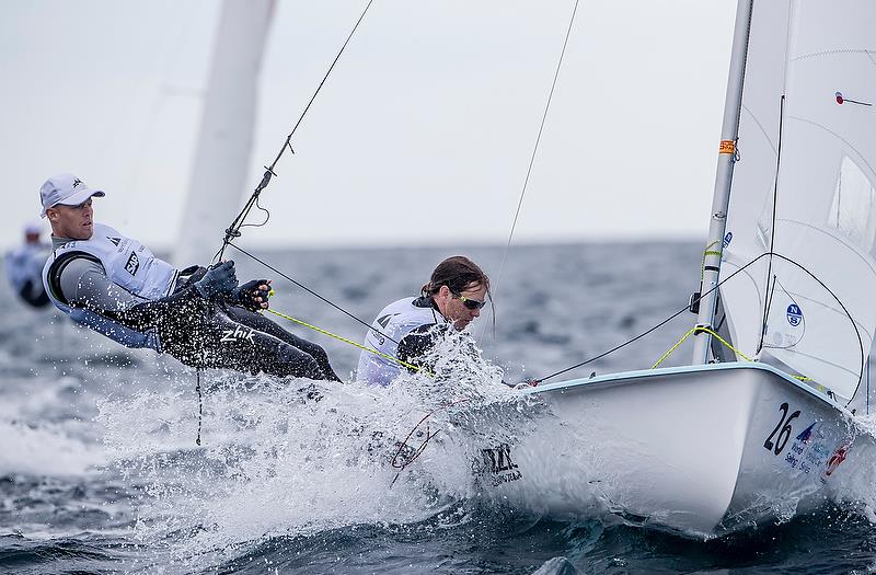  (NZL) - Sailing World Cup - Enoshima - Day 2 - September 12, 2018 photo copyright Jesus Renedo / Sailing Energy taken at  and featuring the 470 class