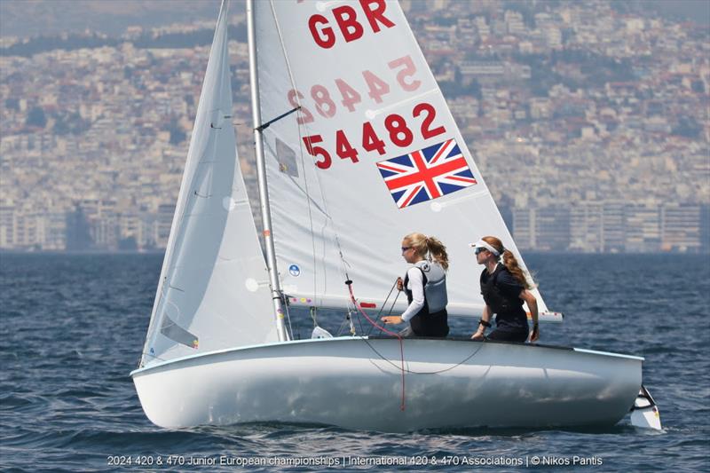 420 & 470 Junior European Championships in Thessaloniki - Day 5 photo copyright Nikos Pantis taken at  and featuring the 470 class