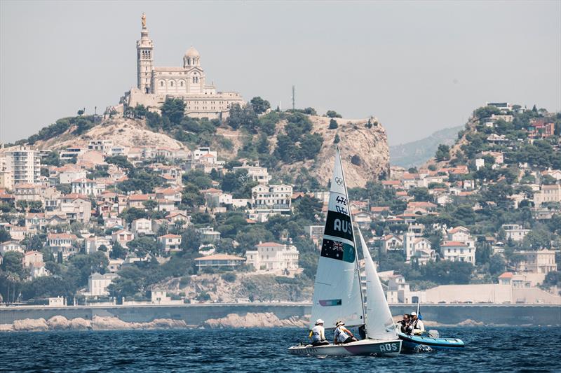 Nia Jerwood and Conor Nicholas photo copyright Sailing Energy taken at  and featuring the 470 class