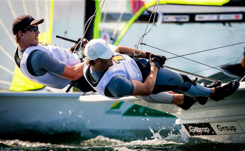 Peter Burling and Blair Tuke - 49er - Day 4 - 2020 World Championships - Royal Geelong Yacht Club - February 2020 - photo © Bill Phillips