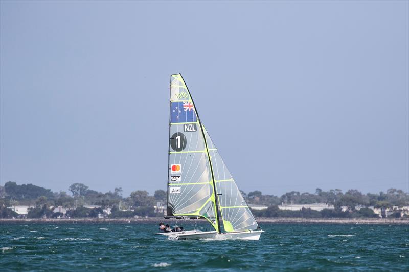 Peter Burling and Blair Tuke - 49er - Day 4 - 2020 World Championships - Royal Geelong Yacht Club - February 2020 - photo © Bill Phillips