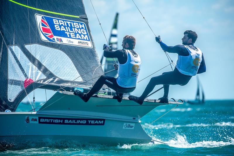 49er and 49erFX Europeans at La Grande Motte Day 2 - photo © YCGM / Didier Hillaire