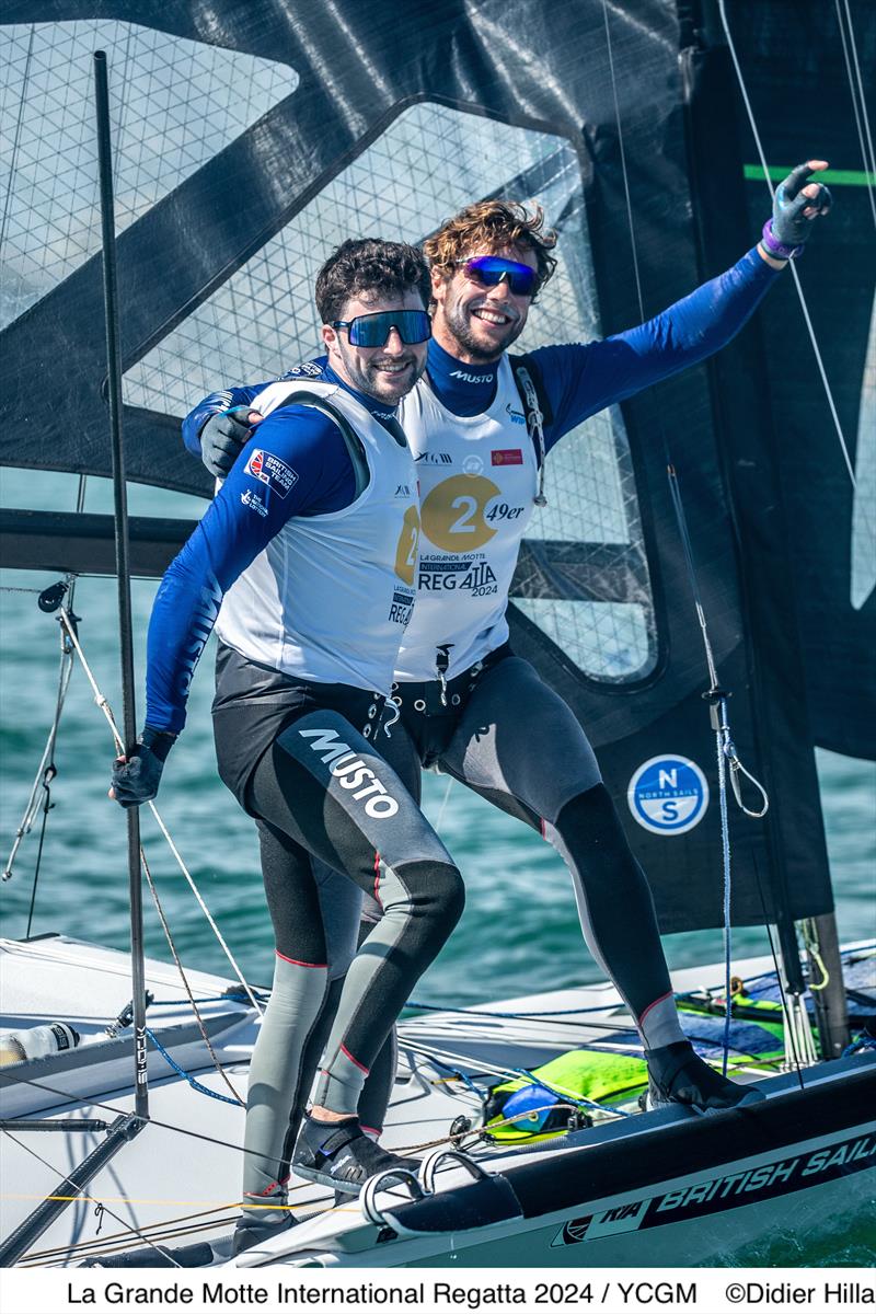 Great Britain's James Peters and Fynn Sterritt win the Europeans Title in the 49er Europeans at La Grande Motte - photo © YCGM / Didier Hillaire