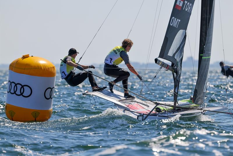 Danish Dynamite: Frederik Rask and Jakob Precht-Jensen make up for missing Olympic selection with 49er victory at Kiel Week photo copyright Christian Beeck taken at Kieler Yacht Club and featuring the 49er class