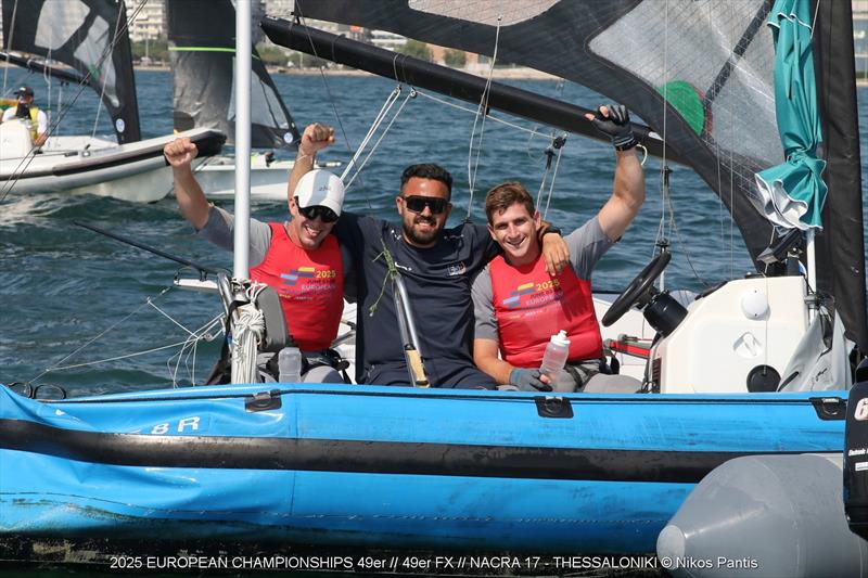 2025 49er, 49erFX, and Nacra 17 European Championships - Day 6 - photo © Nikos Pantis