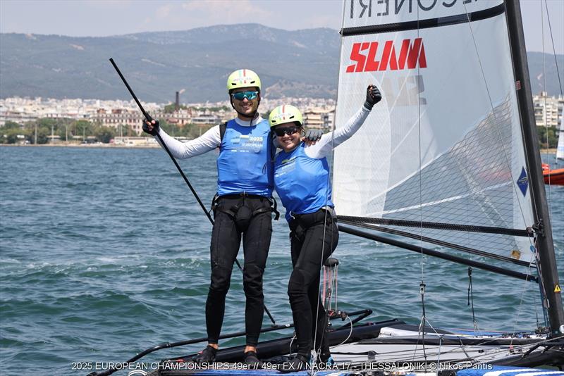 2025 49er, 49erFX, and Nacra 17 European Championships - Day 6 - photo © Nikos Pantis
