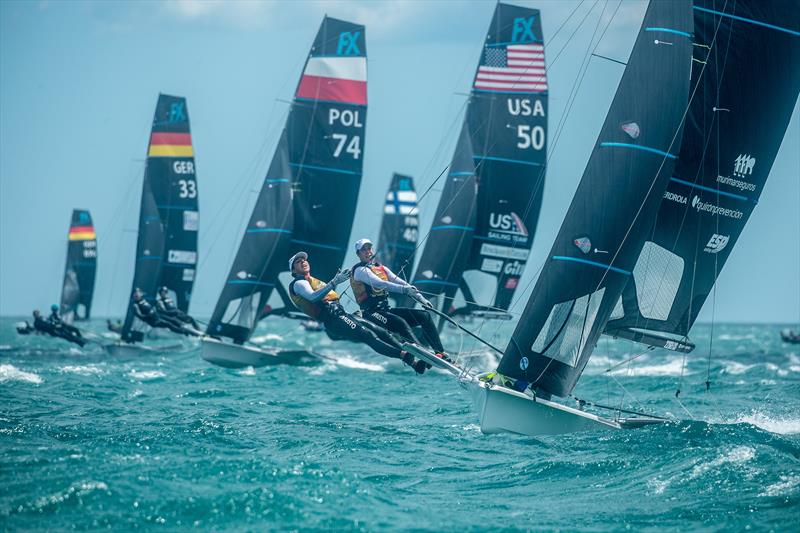 49er and 49erFX Europeans at La Grande Motte Day 2 - photo © YCGM / Didier Hillaire