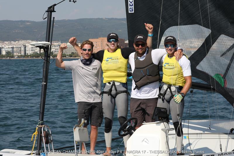 2025 49er, 49erFX, and Nacra 17 European Championships - Day 6 - photo © Nikos Pantis
