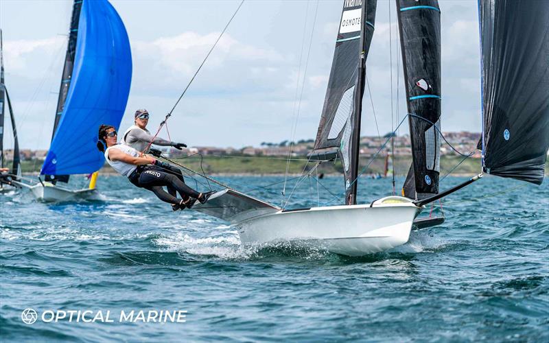 49er FX and 49er UK Nationals 2024 at the WPNSA - photo © Optical Marine / Noah Fitzgerald