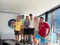 © International 5o5 Class Association Podium International 5o5 Euro Cup Leg 2 at Riva Del Garda, Italy © International 5o5 Class Association