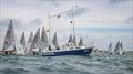 In sequence for the third race of the 2025 505 HISC Open © Peter Hickson