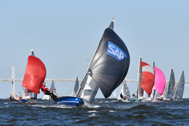 2017 SAP 5O5 Worlds at Annapolis photo copyright Bill Wagne taken at Severn Sailing Association and featuring the 505 class