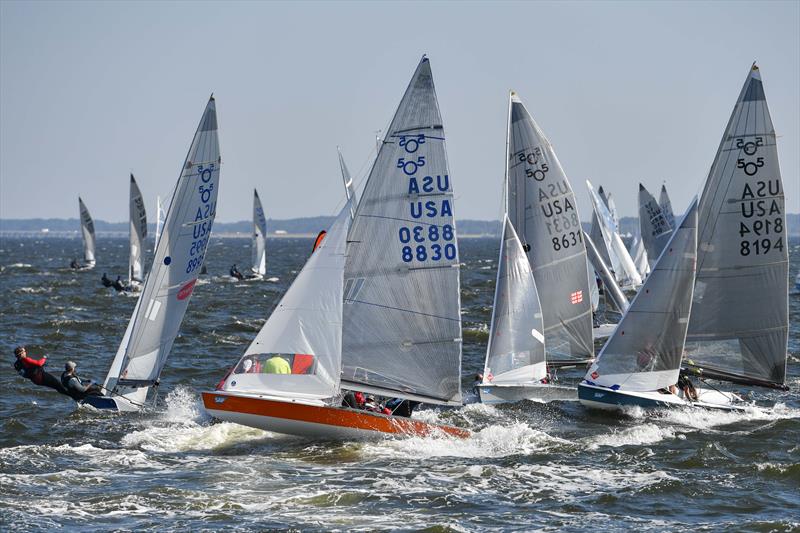 2017 SAP 5O5 Worlds at Annapolis photo copyright Bill Wagne taken at Severn Sailing Association and featuring the 505 class