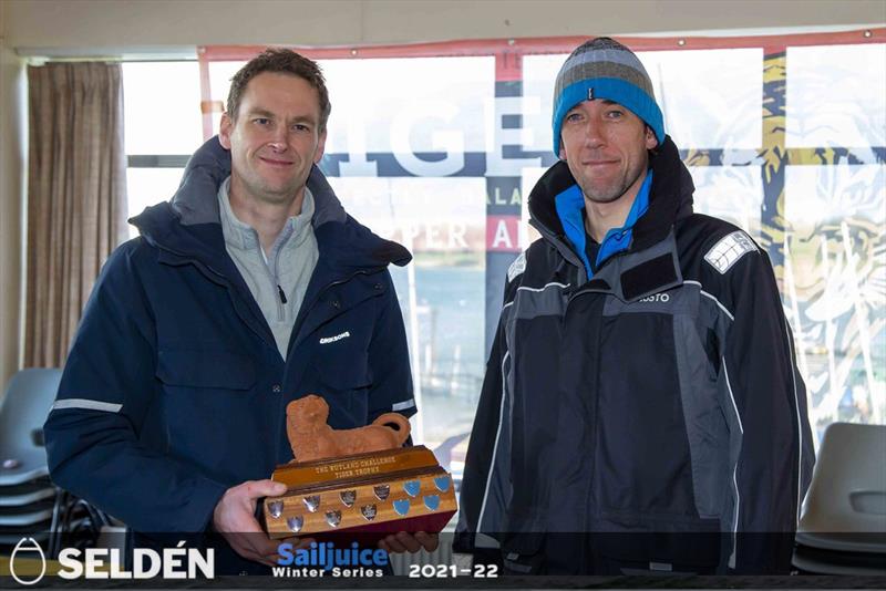 Roger Gilbert & Ben McGrane win a windy Tiger Trophy at Rutland Water - photo © Tim Olin / www.olinphoto.co.uk