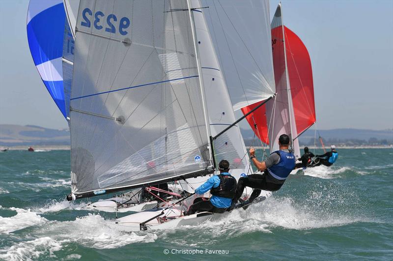 2026 505 Worlds at Hayling Island Day 1 - photo © Christophe Favreau / www.christophefavreau.com