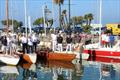 The fleet of 5.5 Meters at the Viareggio Classic Regatta © Paolo Maccione