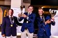 Crew of Aspire after winning the 2026 5.5 Metre World Championship &copy; Robert Deaves / www.robertdeaves.uk