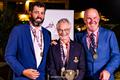 Crew of Ku-Ring-Gai III after finishing 3rd in the 2026 5.5 Metre World Championship &copy; Robert Deaves / www.robertdeaves.uk