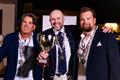 Crew of Artemis after finishing 2nd in the 2026 5.5 Metre World Championship &copy; Robert Deaves / www.robertdeaves.uk